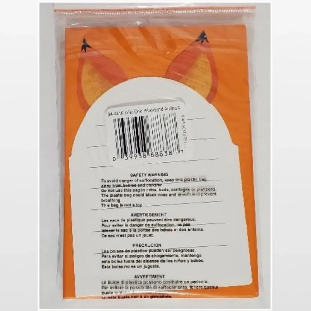 New Invitations Cards Universal All Occasions Fox Woodland Animals Orange 8 NWT